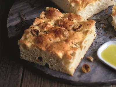 Focaccia con masa madre O-Tentic